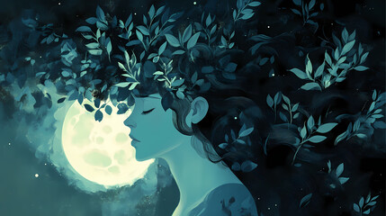 Six signs of mental toughness. Moonpetal. Illustration