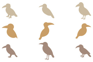 Simple Booby Bird Illustration