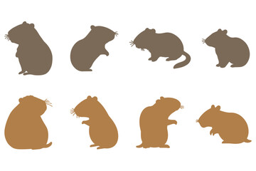 Simple Capybara Illustration