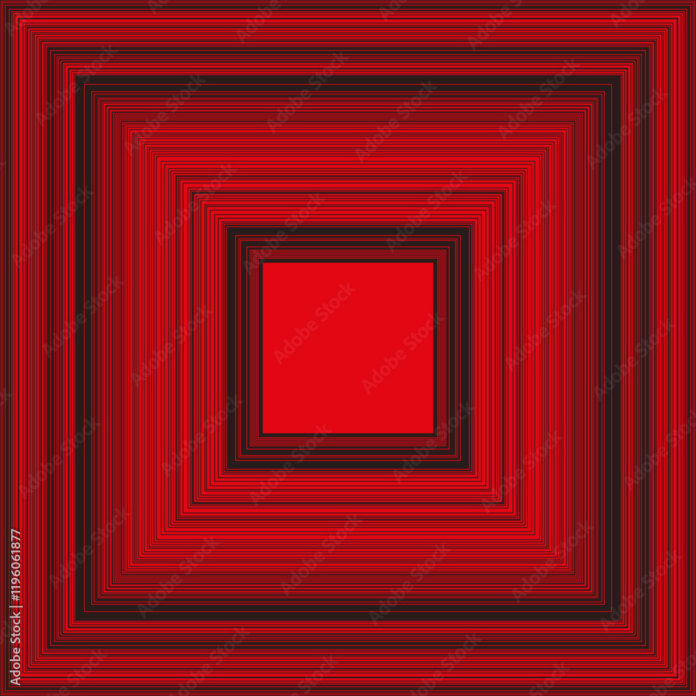 Poster abstract square pattern. gradient red focus. geometric background design. modern vector illustration