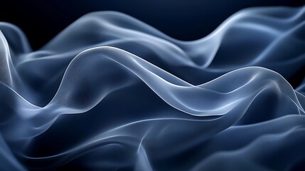 Obraz premium A flowing, translucent fabric creating a sense of movement and depth.