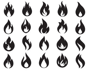 High-quality  fire clipart with Perfect for designs about heat, energy, or celebration. Scalable and fully editable