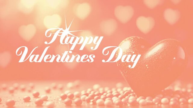 valentines day greetings animation template