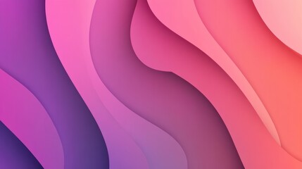 A gradient background with simple shapes and curves in shades of pastel pink, purple, or red