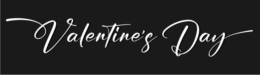 lettering typography valentine's day