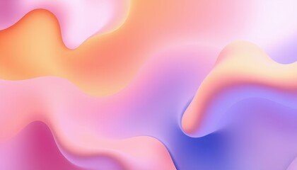 Abstract Pastel Wave Background Design