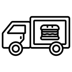 푸드 트럭 아이콘