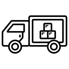 아이스 배달 차량 아이콘