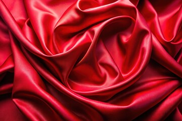 Obraz premium Vintage Red Silk Background, Sharp Colors, Elegant Mood