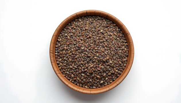Organic Kulthi Beans in Wooden Bowl: A Nutritious and Delicious Legume