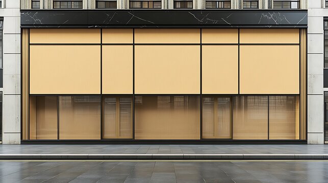 Modern Outdoor Billboard on Textured Wall