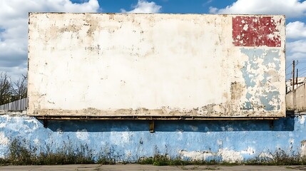 Large Urban Advertising Billboard Mockup