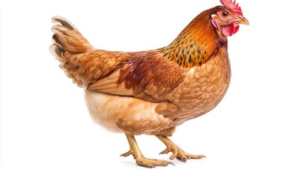 Fototapeta premium chicken isolated on a white background