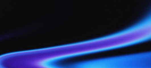 Abstract grainy grain background in dark purple, blue, and black, glowing noise light beam shapes, cosmic, Sci-fi, retro aurora effects, celestial atmosphere.
