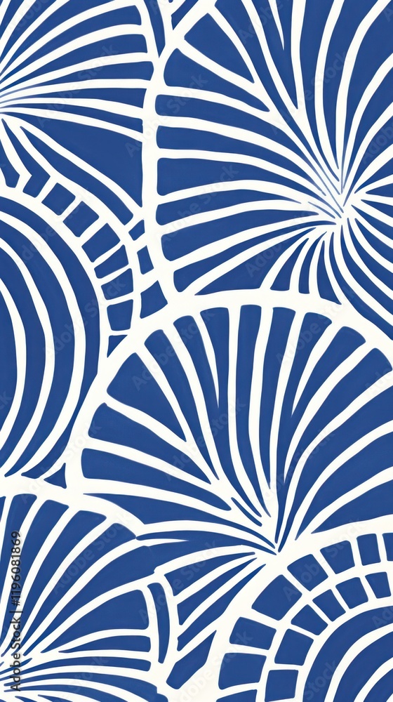Poster chinese fortune elements pattern zebra line.