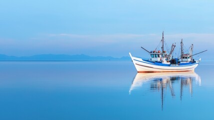 Fishing Boat at Dawn