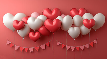 heart shaped balloons