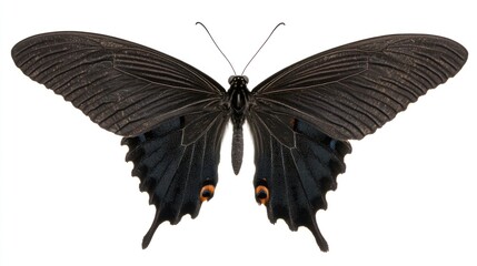 Black Butterfly with Orange Spots
