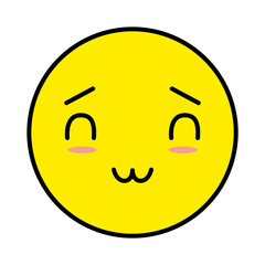 Yellow emoji showing facial expressions