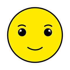 Yellow emoji showing facial expressions