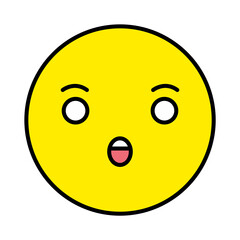 Yellow emoji showing facial expressions