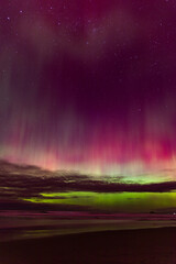 Aurora Australis in Dunedin, New Zealand