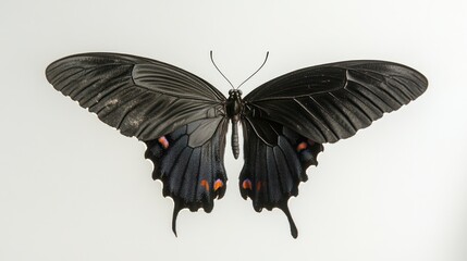 Obraz premium Black Butterfly with Orange Spots