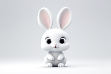 Obraz premium Bunny animal mammal white.