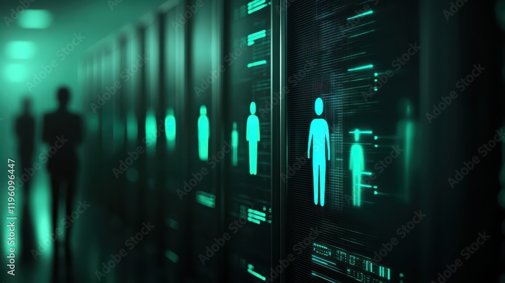 Poster the image represents a background featuring code combined with a digital and technological theme, hi
