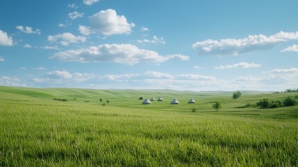 Obraz premium Serene Rolling Hills Landscape