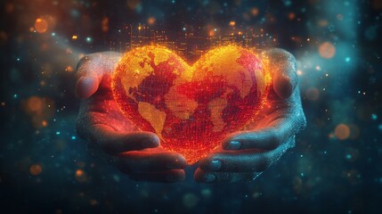 Intimate Embrace of Loving Couple Celebrating Valentine's Day with Heartfelt Emotions