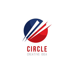 Creative Abstract Circle Concept Logo Design Template