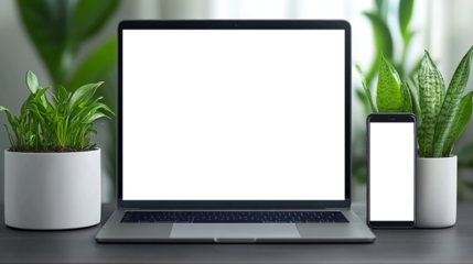 laptop and mobile screen frame fit your image