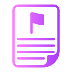 file gradient icon