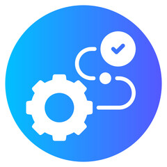 step gradient icon