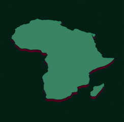 Green Map of African Continent