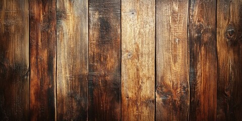 Brown wooden planks texture background pattern