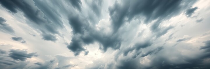 Turbulent Sky: A Study in Motion and Grey