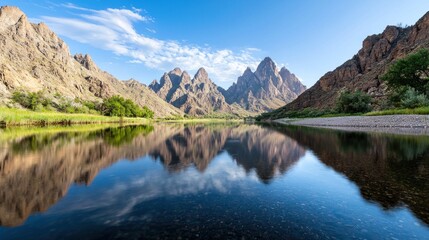 Mountain Lake Reflection