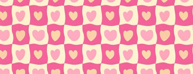 Pattern valentine's seamless vibrant.