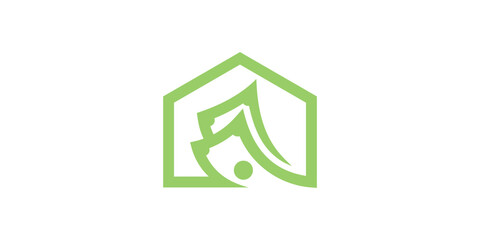 logo design home and money,finance,invest,symbol,icon,idea,creative.