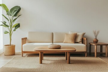 Minimalist cozy living room decor
