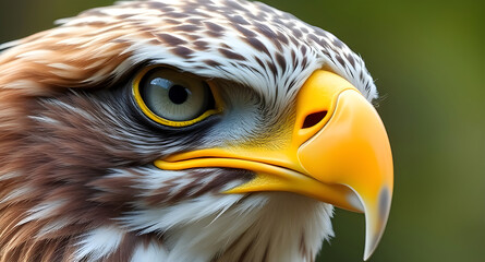 Naklejka premium portrait of a eagle