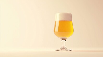 glass of beer isolated on white background