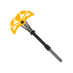 clamps climbing equipment flat yellow 