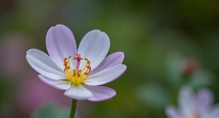 purple crocus flower