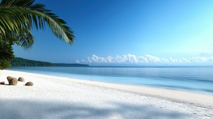 Serene Tropical Beach Scene
