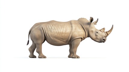 Fototapeta premium White Rhino Standing