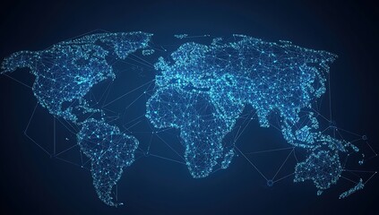 Global Network: Interconnected World,  Digital Connections Visualized,  Complex Systems Analysis, Data Visualization Technology
