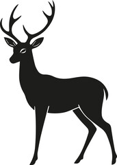 Elegant Deer Logo Vector Design – Minimalist and Modern